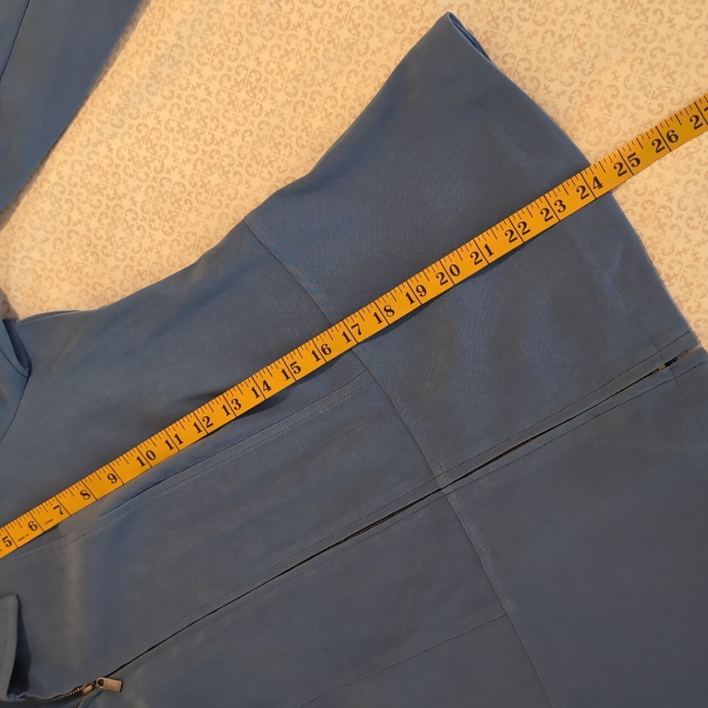 SkyBlue Zip-up Jacket by Elementz™ SzSmall Polyester/Spandex Blend NWT - Picture 10 of 16